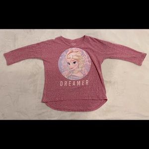 Elsa long sleeve shirt. Disney size M.
